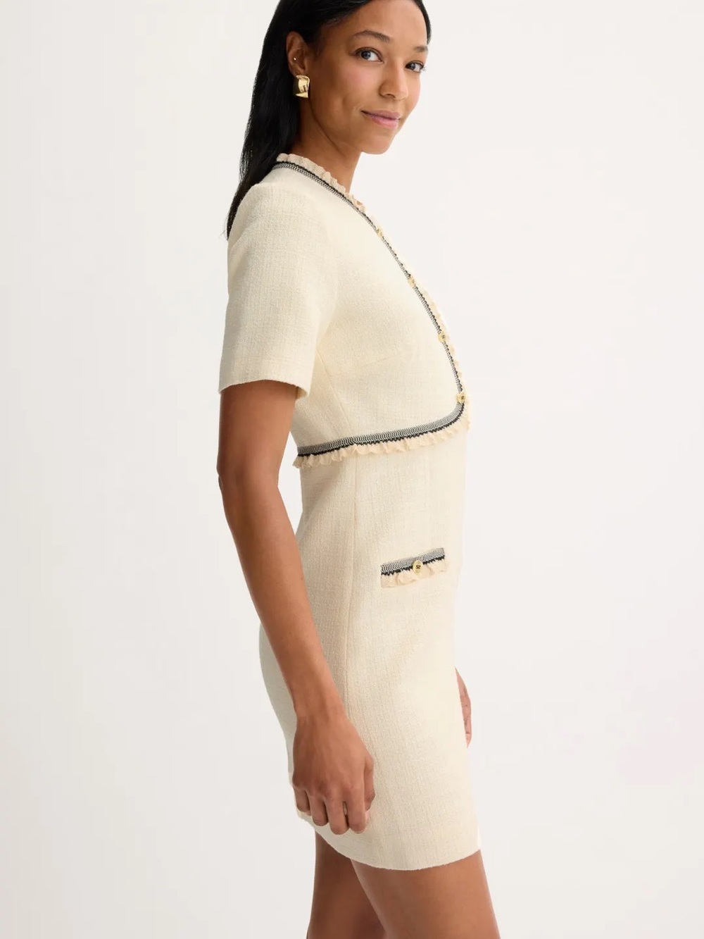 SANDRO NAVA TWEED DRESS - Picture 4 of 9